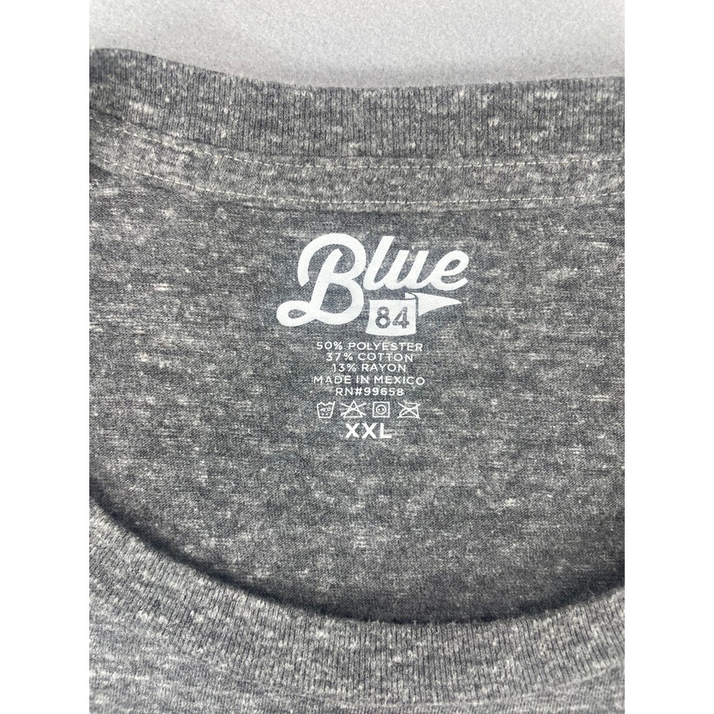 Blue 84 Oklahoma Sooners Peach Bowl T-Shirt Mens XXL Gray Heather Graphic - Picture 2 of 7